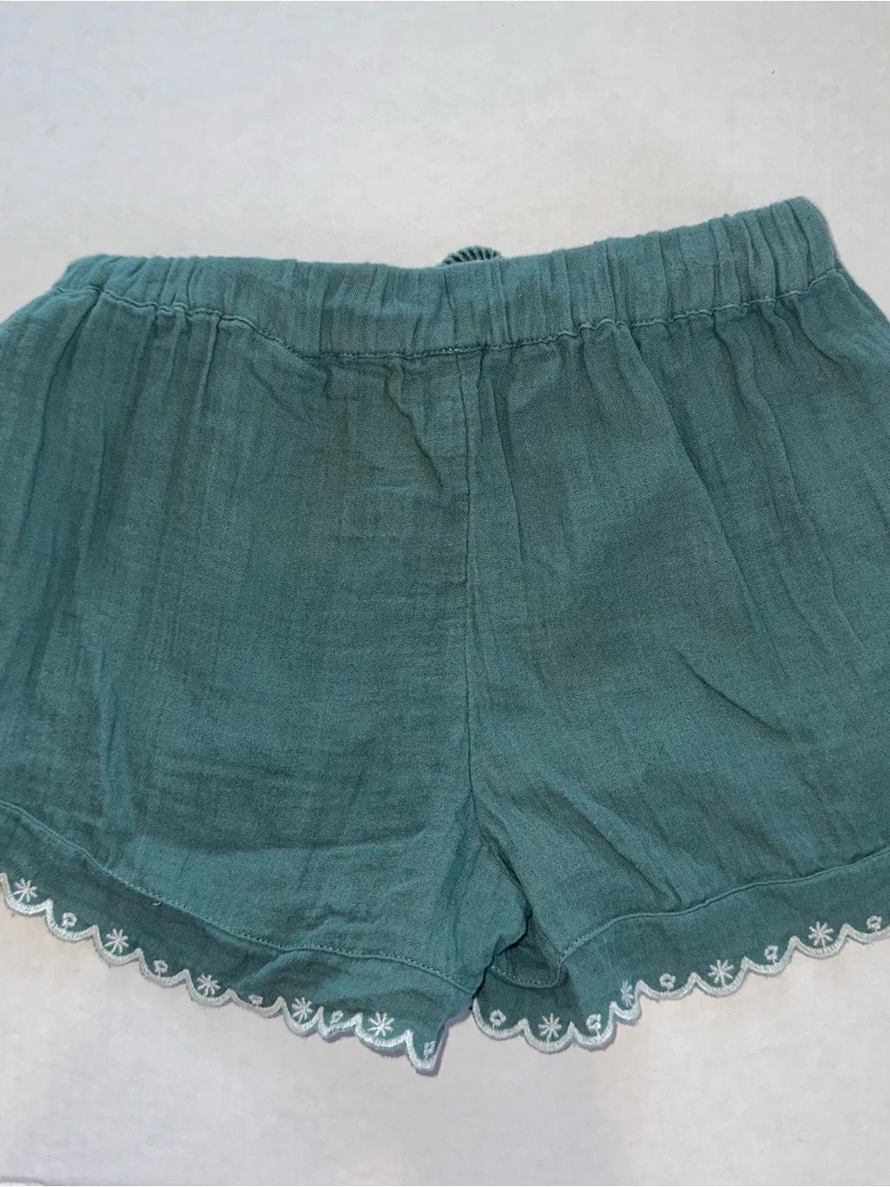 Old Navy Off-white Ruffle Off-the-Shoulder Top with coordinating Shorts
